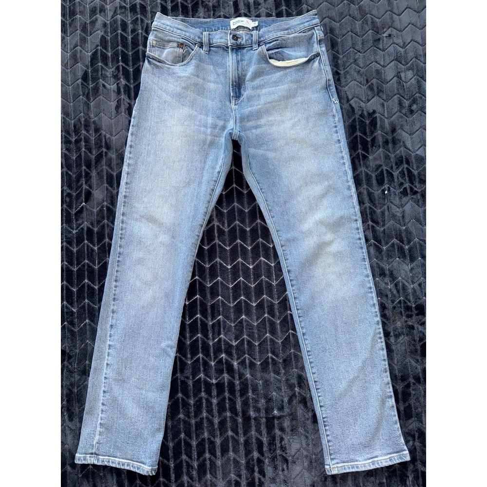 Wellen Men's Jeans Straight Leg Blue Denim Medium Wash Casual Size 33
